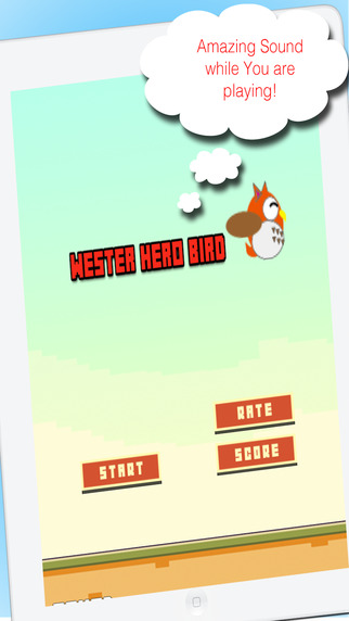 Brave Bird Bros - jump to fall and escape impossible pipe super hard adventure western hero bird gam