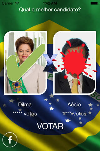 Dilma x Aécio screenshot 2