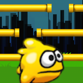 ROLLY Bird In Flappy City: A Bird That Can't Fly Rather Jump LOGO-APP點子