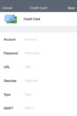 My Password Manager - Fingerprint Lock Account, 1 Secure Digital Wallet plus Passcode Safe Vault App screenshot 4