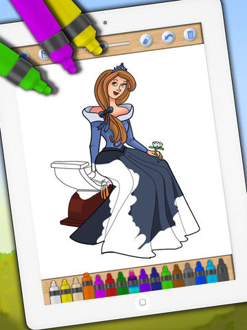 免費下載娛樂APP|Paint and Color Princesses –coloring book Premium app開箱文|APP開箱王