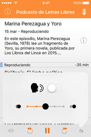 OnePodcast – Edición “Podcasts de Letras Libres” screenshot 2