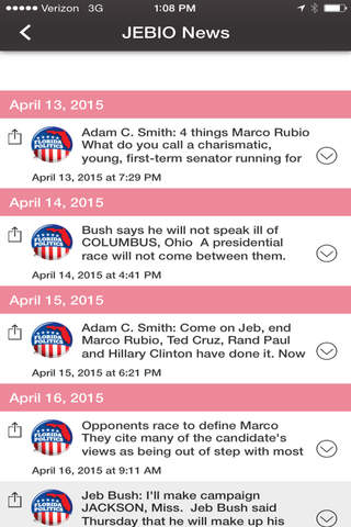 JEBIO The 2016 Presidential Race screenshot 2