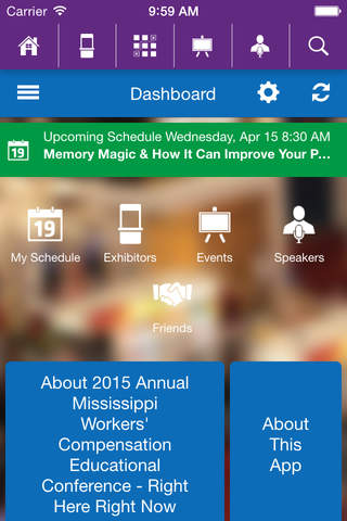 2015 Annual Mississippi Workers' Compensation Educational Conference - Right Here Right Now screenshot 2