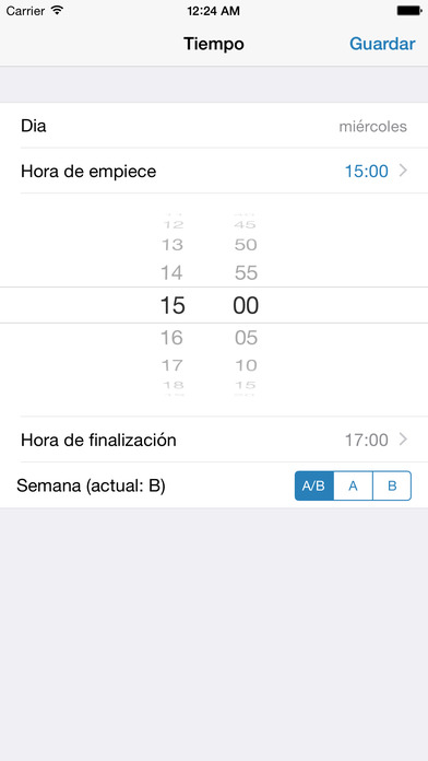 Captura de pantalla del iPhone 3