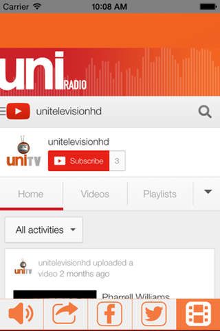 Uni Radio screenshot 2