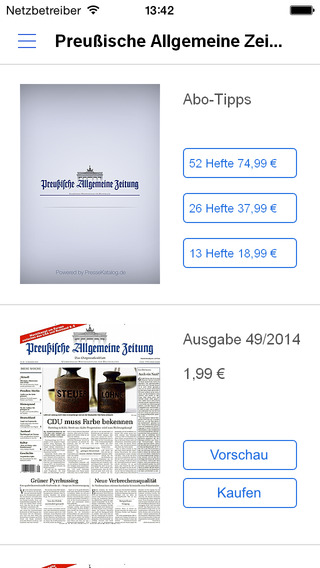 免費下載新聞APP|Preußische Allgemeine Zeitung - epaper app開箱文|APP開箱王