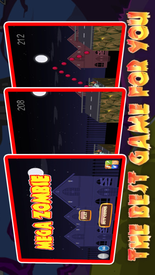 Mega Zombie Runner Free - Best Running and Jumping Game