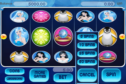 Frozen Slots - Let it Spin Free Lotto Fortune Slots screenshot 2