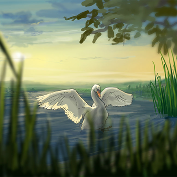 Where the Swans Sleep - a mindful picture story book app LOGO-APP點子