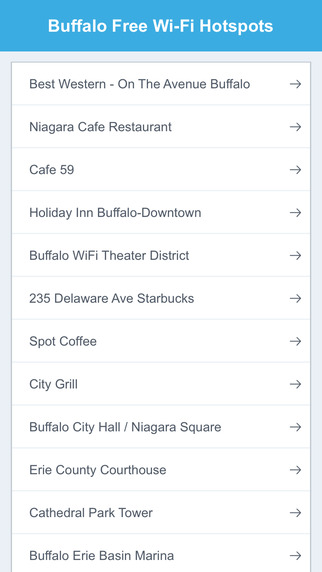 【免費旅遊App】Buffalo City Free Wi-Fi Hotspots-APP點子