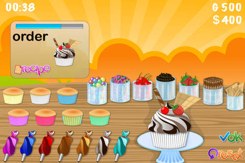 Awesome Cupcake Maker - Dessert Cooking Game screenshot 2
