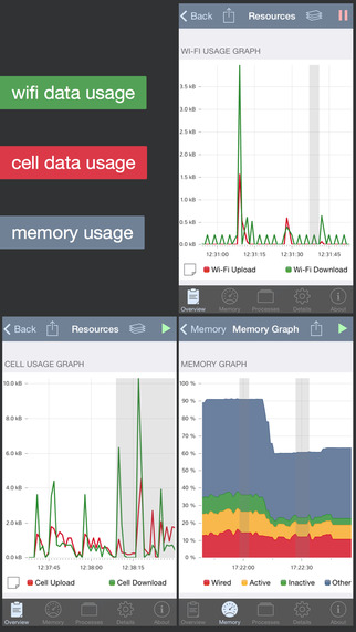 【免費工具App】System Status - activity monitor, network info, battery charge & memory manager-APP點子