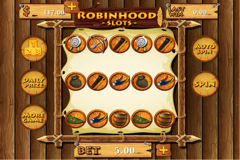 `` Big Robinhood Hero Slots - Spin Top Free Slot Machines Casino Game screenshot 2