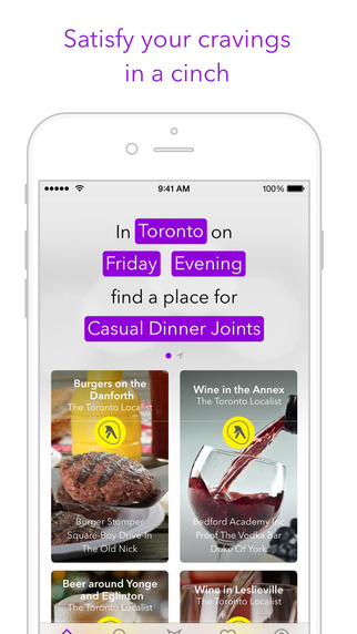 YP Dine Canada - The Local Restaurant Bar Discovery App