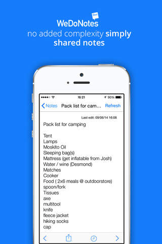 WeDoNotes - simply shared notes screenshot 3