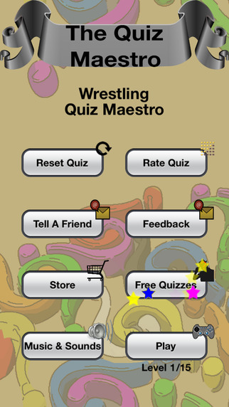 Wrestling Quiz Maestro