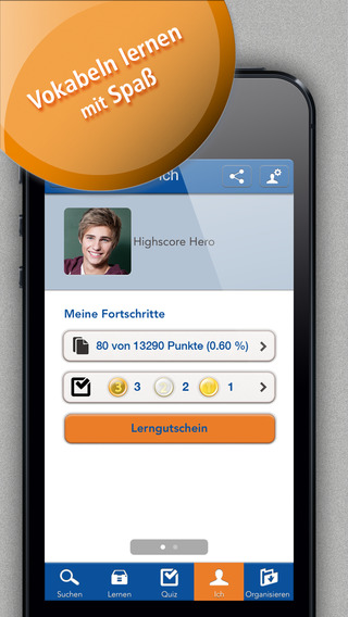 Schülerhilfe Vokabeltrainer Englisch - in app purchase Version
