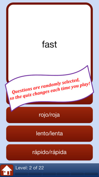 【免費教育App】Spanish Vocabulary Quiz - a game to learn the Spanish language and test your skills-APP點子