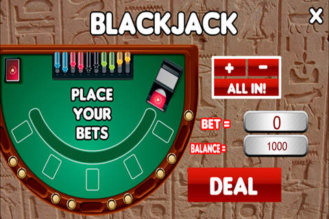 A Amazing Pharaoh Slots, Roulette & Blackjack! screenshot 3