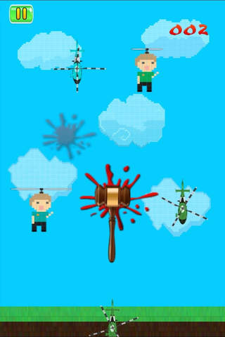 Tap To Kill Little Heli-Copters - Touch Little Man Like A Gunship FREE screenshot 3