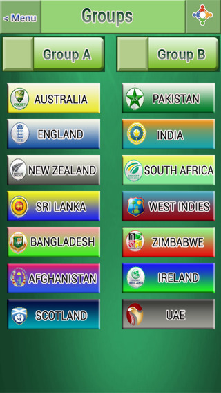 Cricket Schedule WC Twenty15