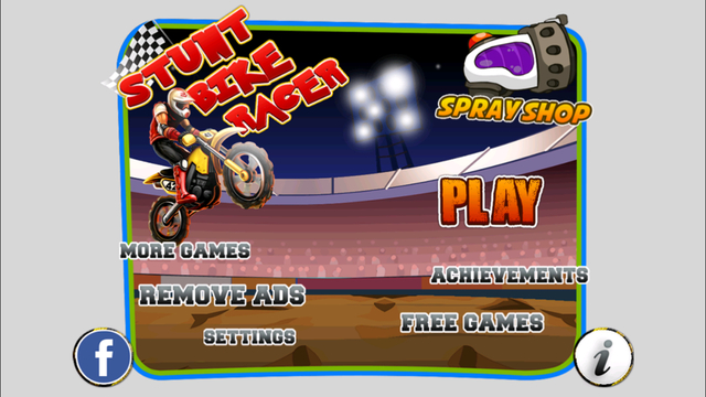 【免費遊戲App】Stunt Bike Racer-APP點子