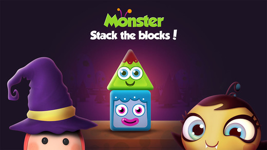 Monster Tower Stacking - A Halloween Kids Activity