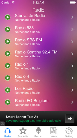 Netherlands Radio News Music Recorder