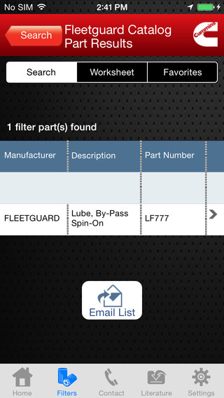 【免費商業App】Fleetguard Catalog-APP點子