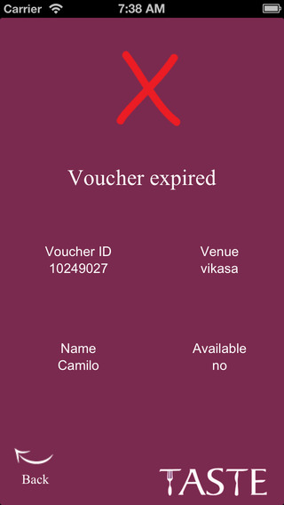 【免費生活App】Taste Vouchers-APP點子