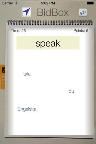BidBox Vocabulary Trainer: English - Swedish screenshot 2