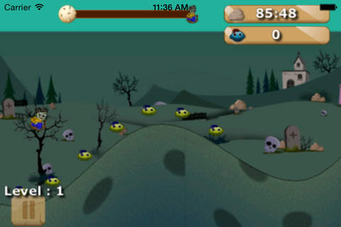 Racing Zombie Flying Free screenshot 3
