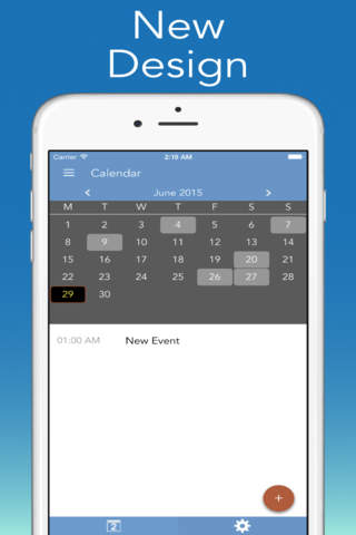 Calendar Widget+ screenshot 3