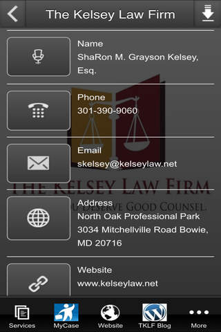 The Kelsey Law Firm screenshot 2