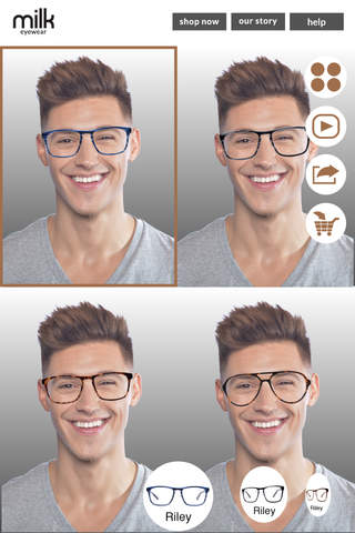 MILK Eyewear Virtual Try-On screenshot 4