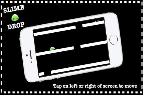 Slime Drop (Move the slime left or right to drop through the holes just don't get squished!) screenshot 2