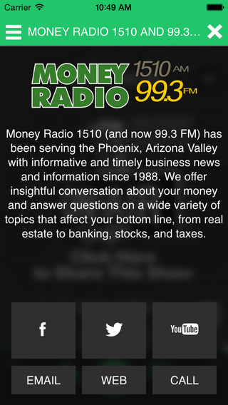 【免費財經App】Money Radio 1510 and 99.3-APP點子