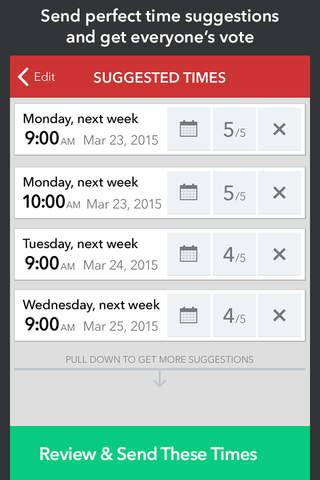 Meekan Schedule meetings for Google and Exchange Calendars screenshot 3