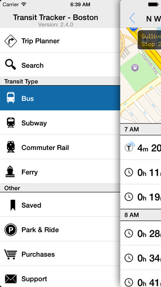 【免費交通運輸App】Transit Tracker - Boston (MBTA)-APP點子