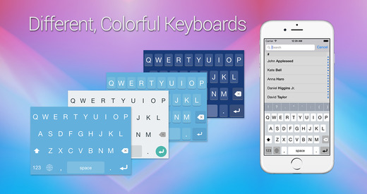 NextKey - Colorful better shift auto-emoji swipe cursor