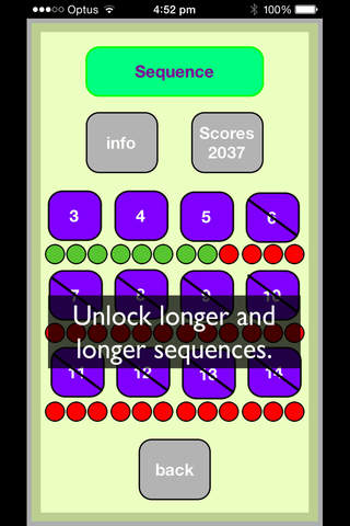 Sequence Tile Game screenshot 2