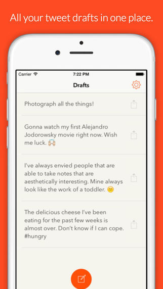TweetDrafts - Editor for the Twitter Perfectionist