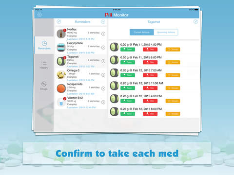 Pill Monitor for iPad – Medication Reminders and Logs