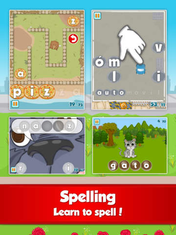 【免費教育App】Fun Spanish: Language learning games for kids ages 3-10. Young children learn Spanish by studying to read, speak & spell.-APP點子