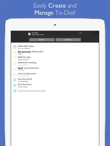 【免費生產應用App】Air Tasks - To-Do List with Reminders-APP點子