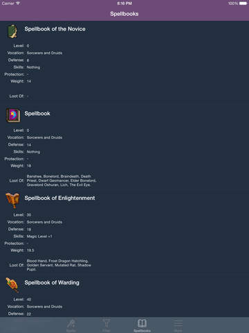 【免費遊戲App】Spellbook For Tibia-APP點子