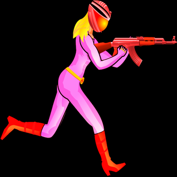 Sniper Woman LOGO-APP點子