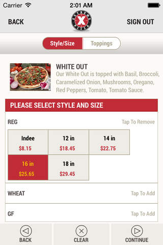Extreme Pizza Ordering screenshot 4