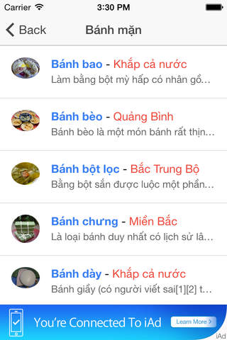 Món Ngon Việt Nam screenshot 3